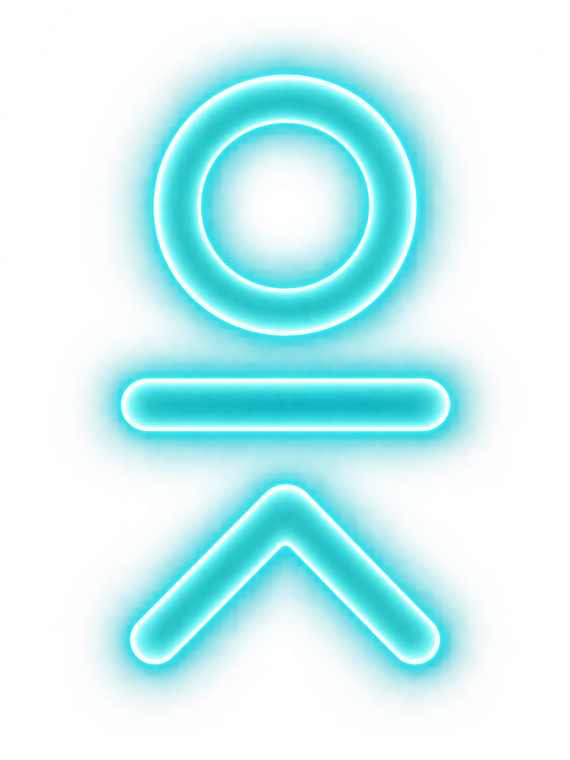 The Perpetuate mark: a circle, a threshold line, and a rising chevron